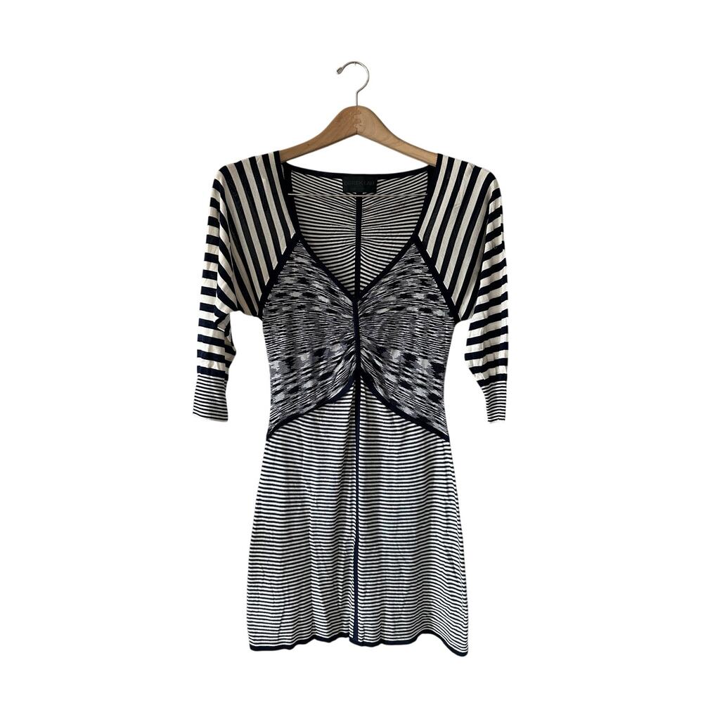 Derek Lam Silk Striped Sweater Dress Size Small